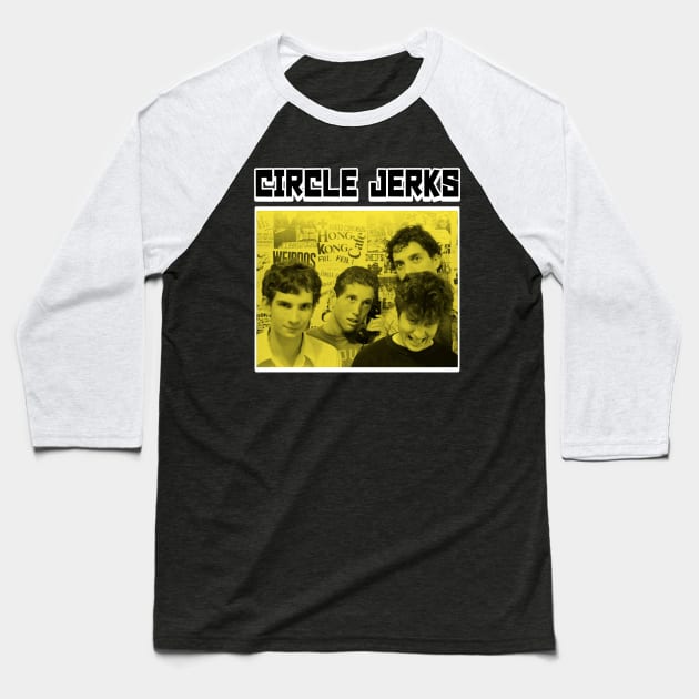 CIRCLE JERKS Baseball T-Shirt by Pemandangan Kenangan 2000